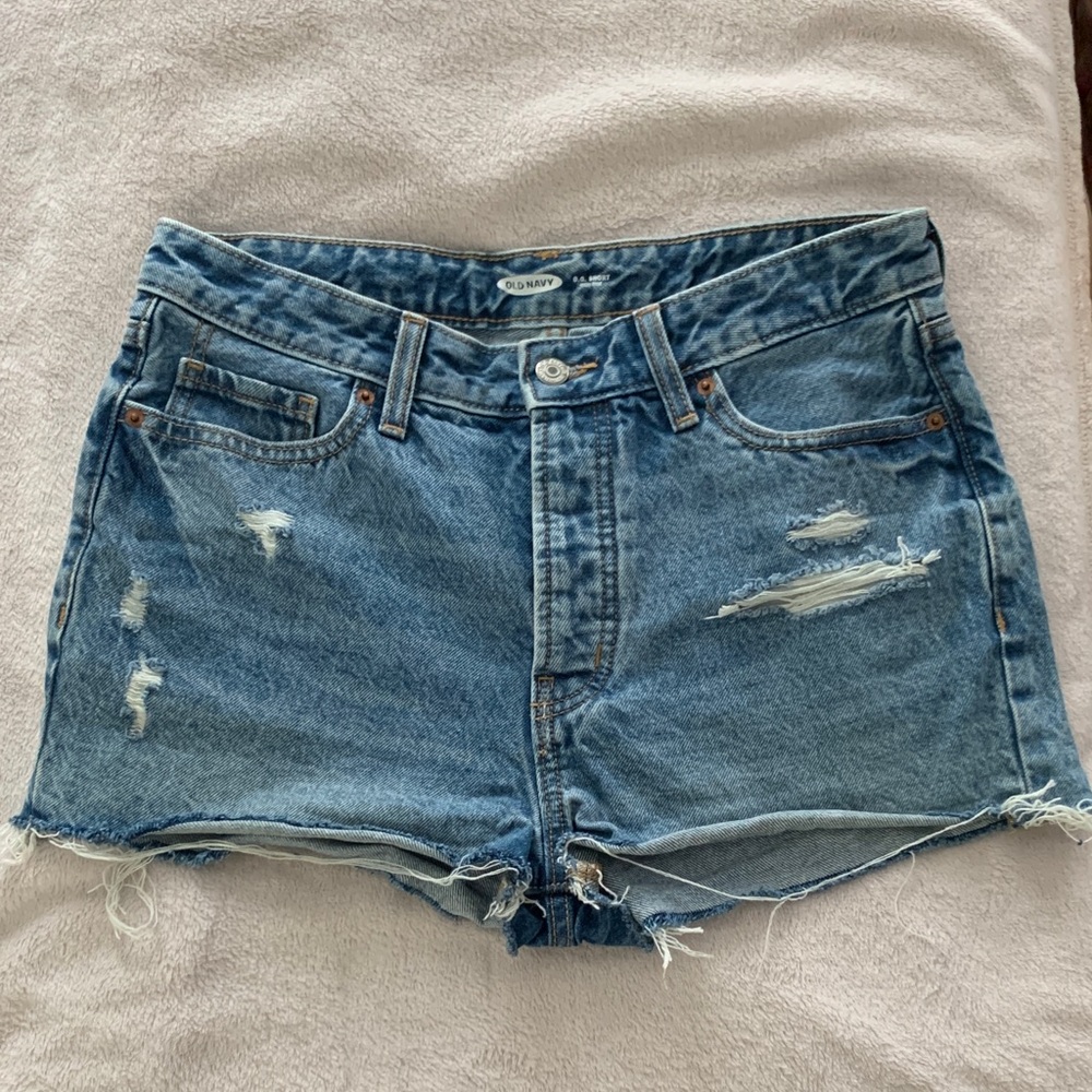 Old Navy Distressed Blue Jean Shorts